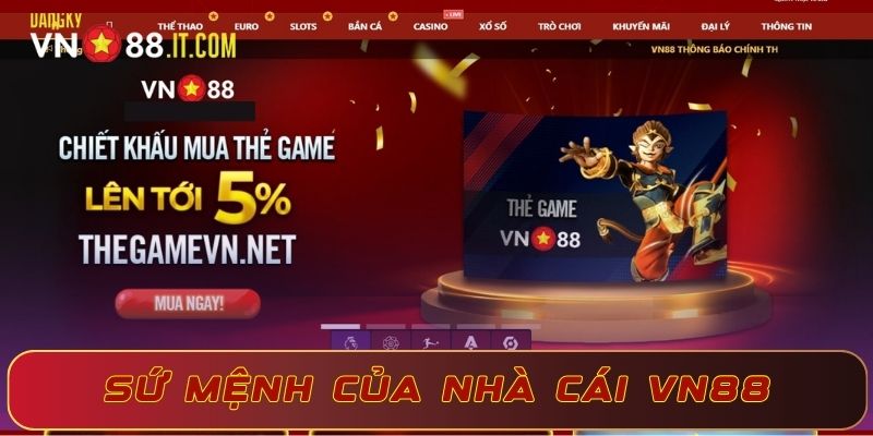 Giới thiệu VN88 về sứ mệnh mà nhà cái luôn theo đuổi